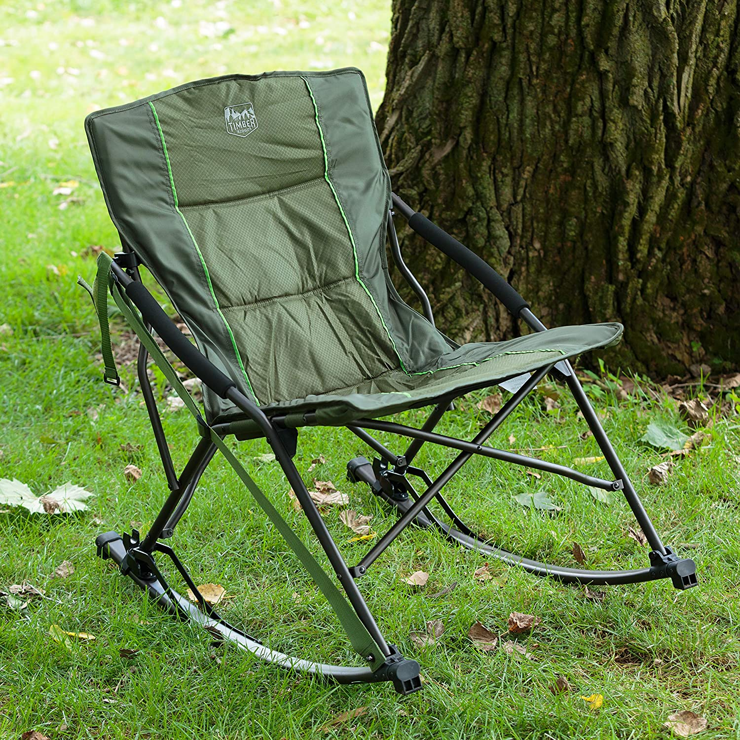 Timber Ridge Easy Setup Alder Rocking Camping Chair